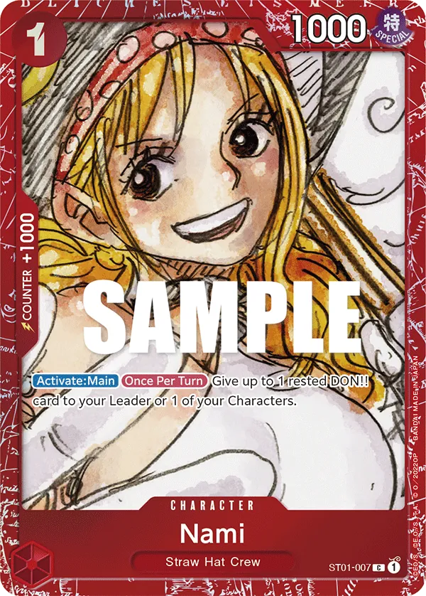 Nami ST01-007 Alternate Art