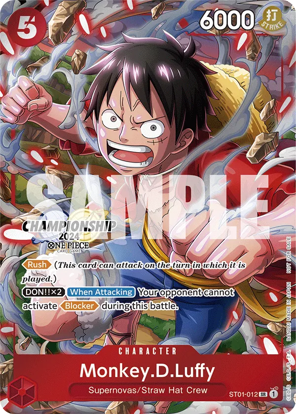 Monkey.D.Luffy ST01-012 Alternate Art