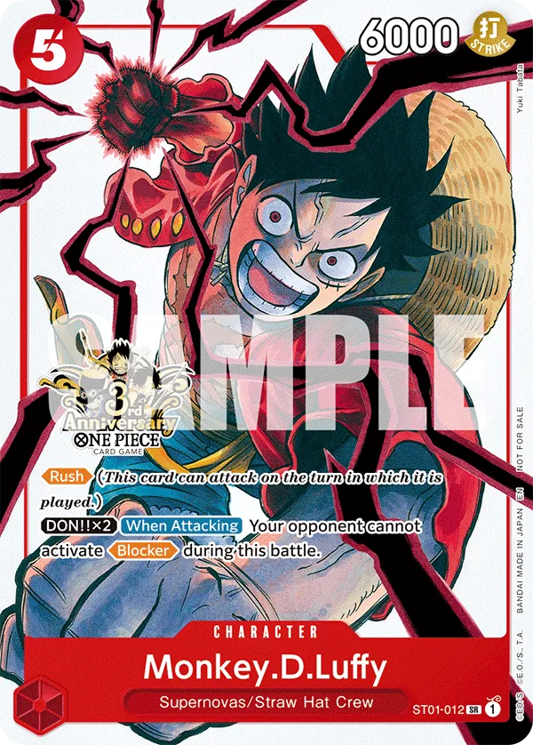 Monkey.D.Luffy ST01-012 Alternate Art