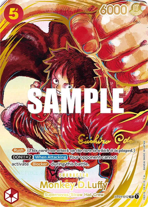 Monkey.D.Luffy ST01-012 Alternate Art