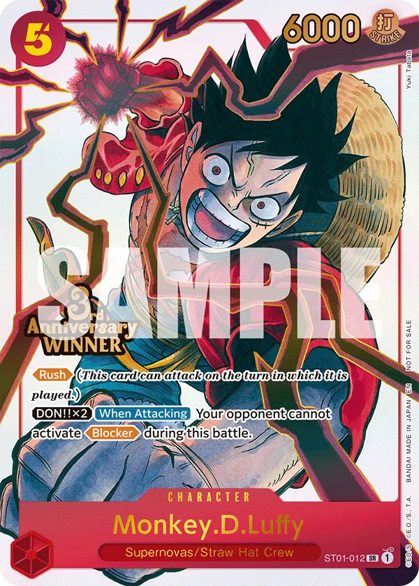 Monkey.D.Luffy ST01-012 Alternate Art