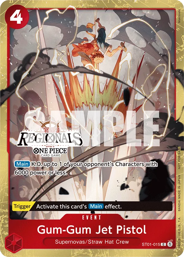 Gum-Gum Jet Pistol ST01-015 Alternate Art