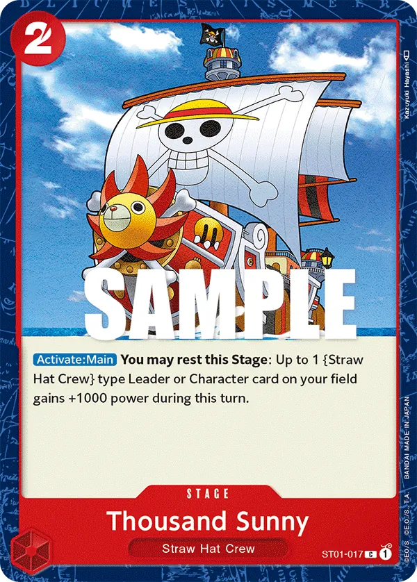 Thousand Sunny ST01-017 Normal