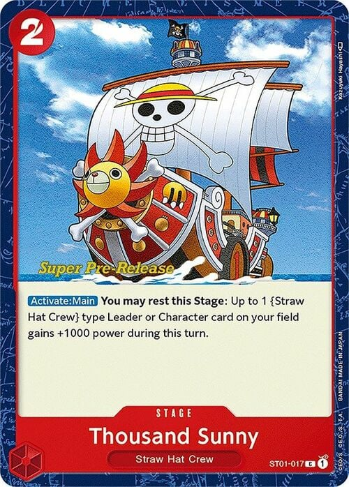 Thousand Sunny ST01-017 Normal