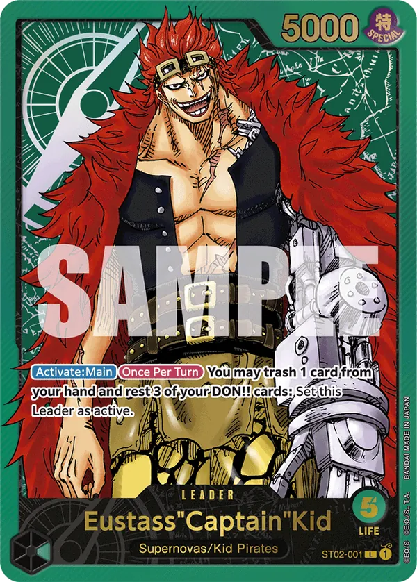 Eustass"Captain"Kid ST02-001 Alternate Art