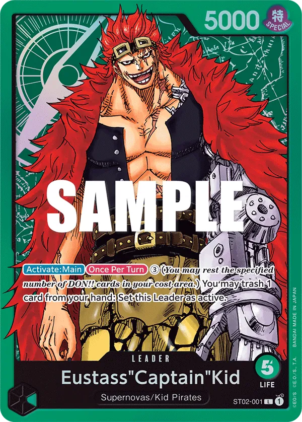 Eustass"Captain"Kid ST02-001 Normal