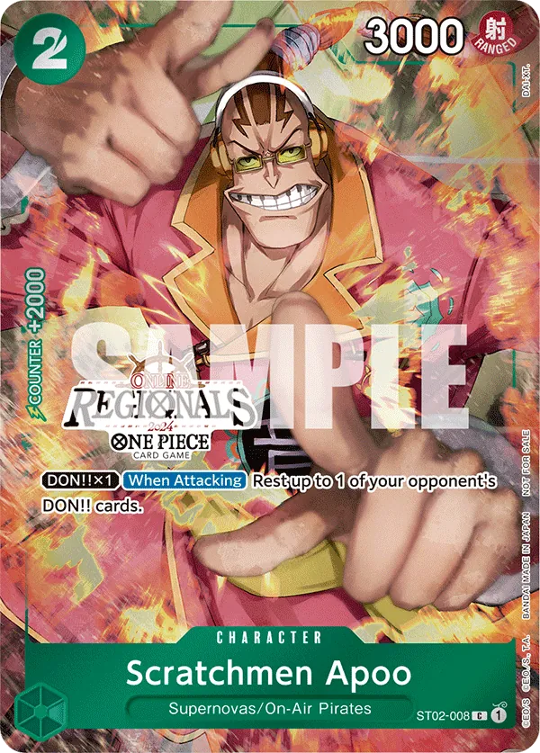 Scratchmen Apoo ST02-008 Alternate Art