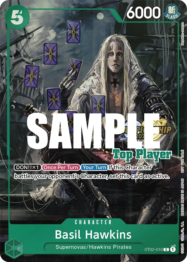 Basil Hawkins ST02-010 Alternate Art