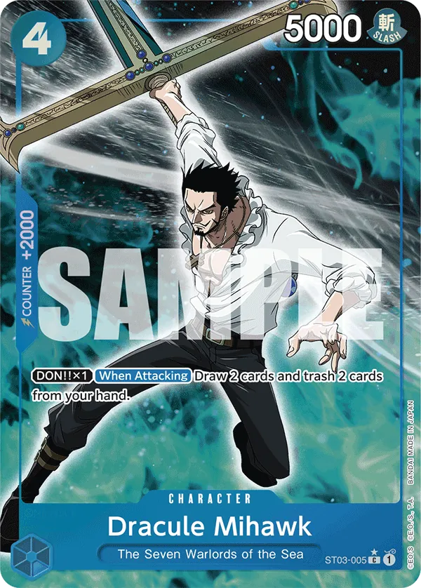 Dracule Mihawk ST03-005 Full Art