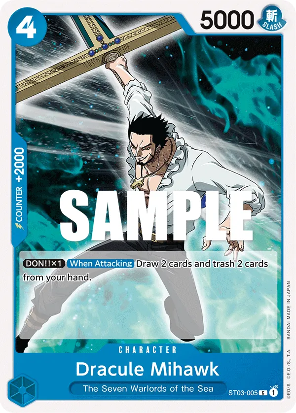 Dracule Mihawk ST03-005 Reprint