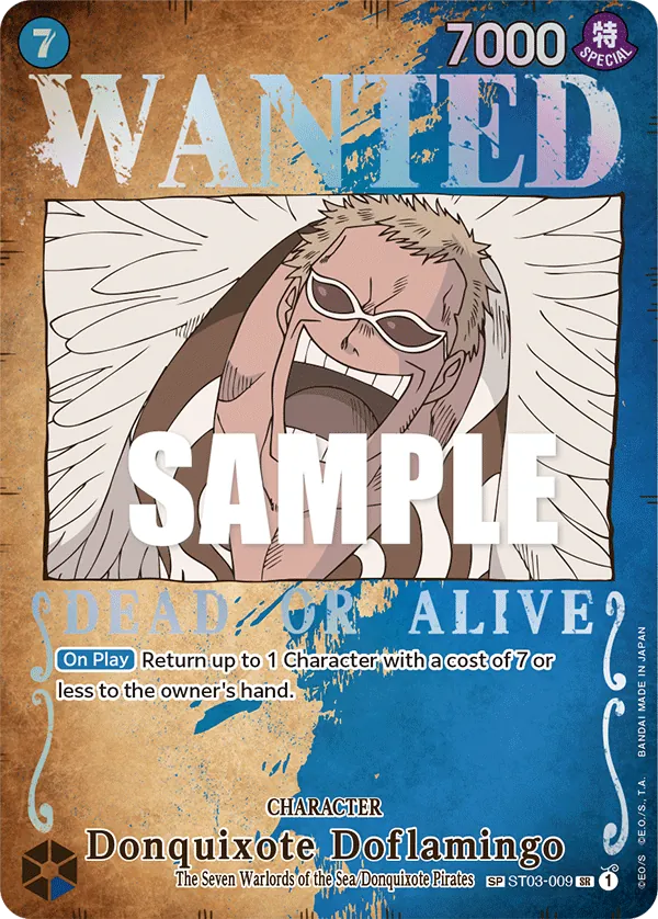 Donquixote Doflamingo ST03-009 Alternate Art