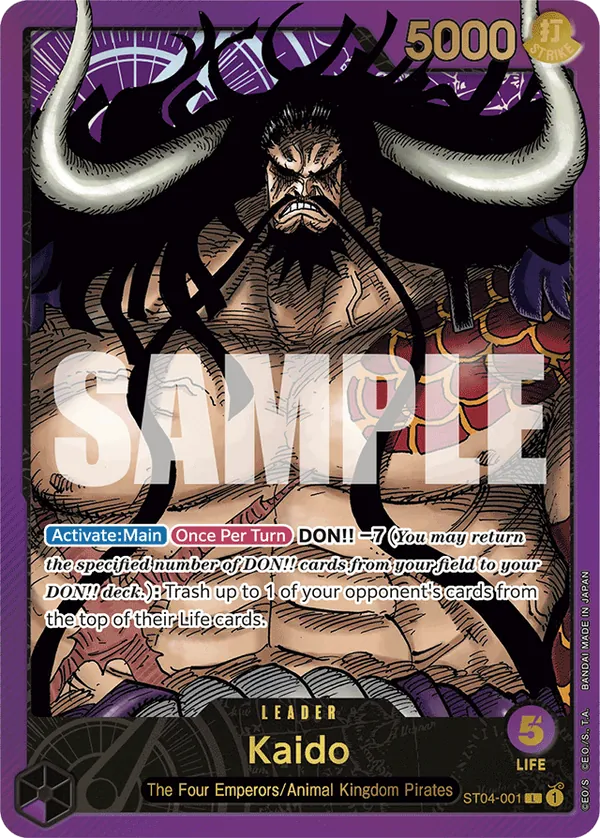 Kaido ST04-001 Alternate Art