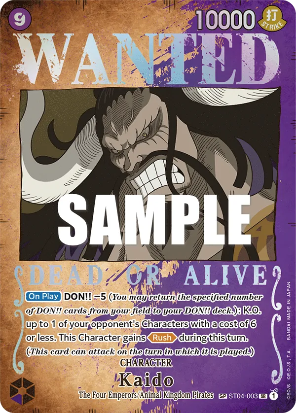 Kaido ST04-003 Alternate Art