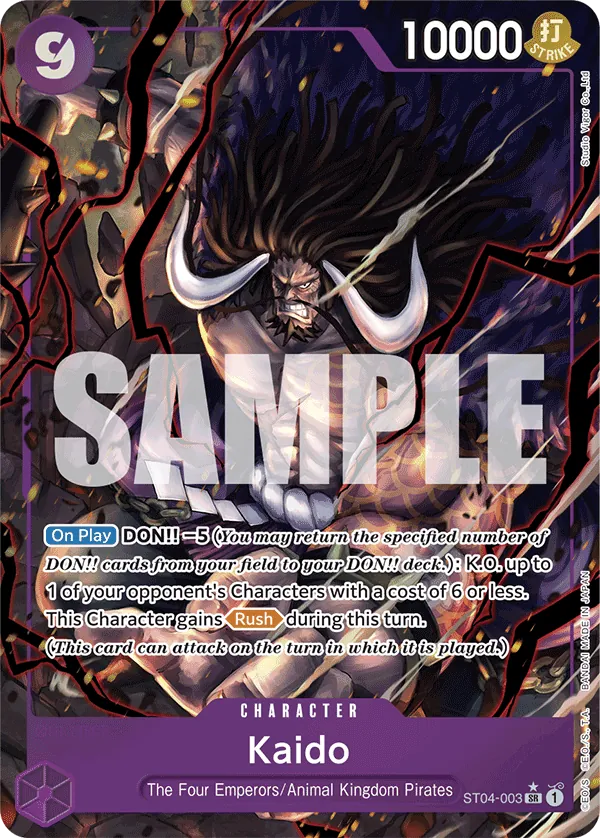 Kaido ST04-003 Alternate Art