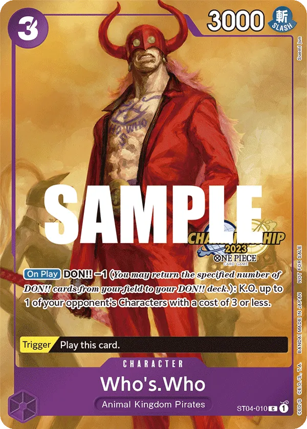 Who's.Who ST04-010 Alternate Art