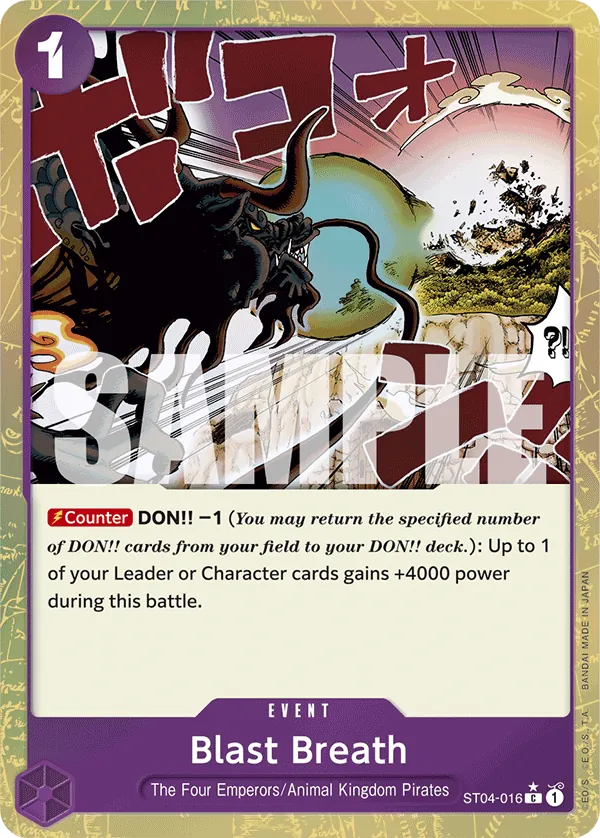 Blast Breath ST04-016 Alternate Art