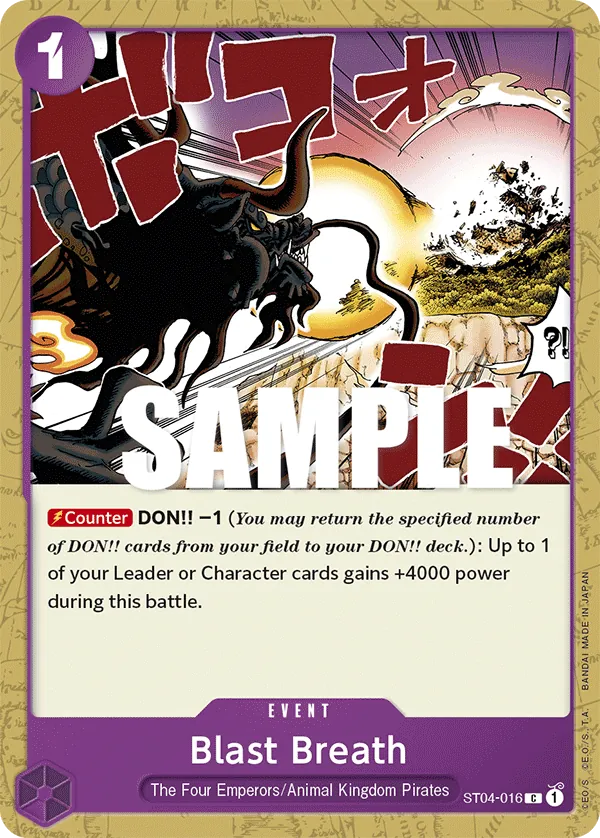 Blast Breath ST04-016 Reprint