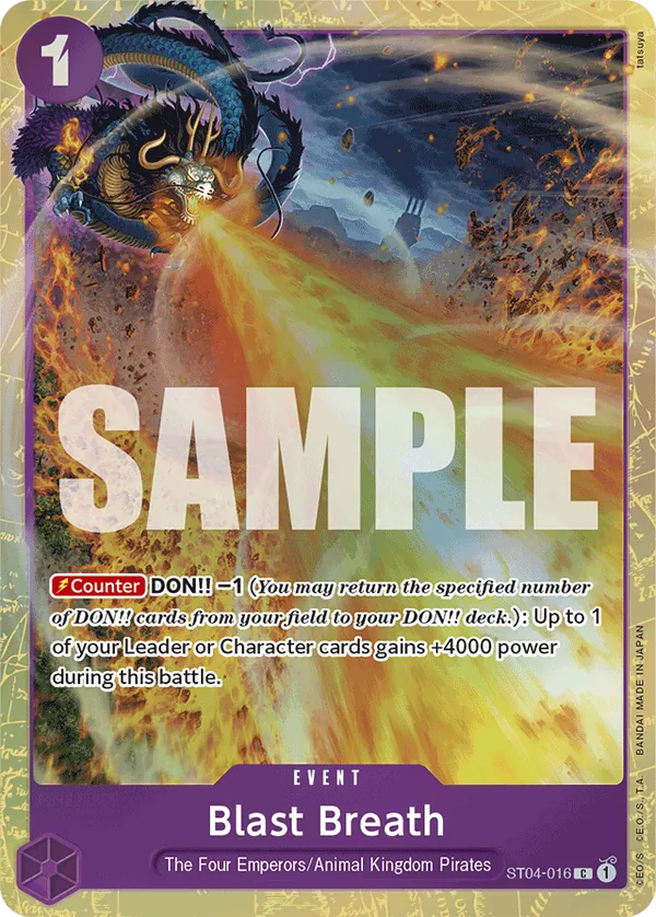 Blast Breath ST04-016 Alternate Art