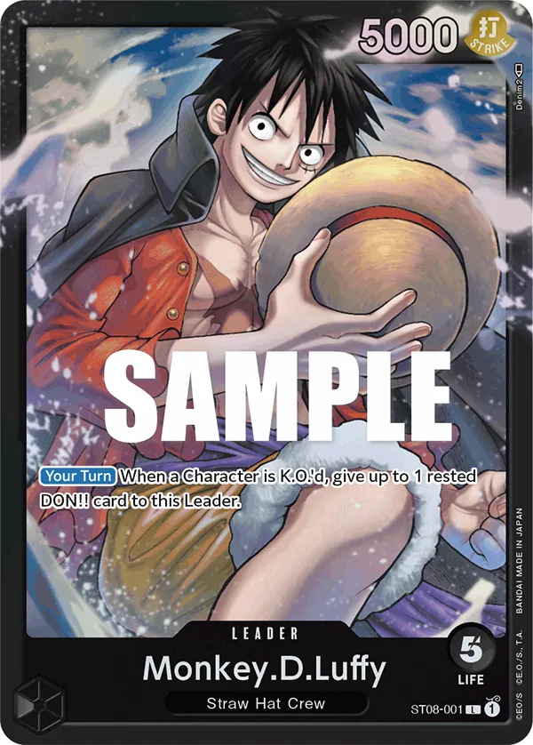 Monkey.D.Luffy ST08-001 Normal