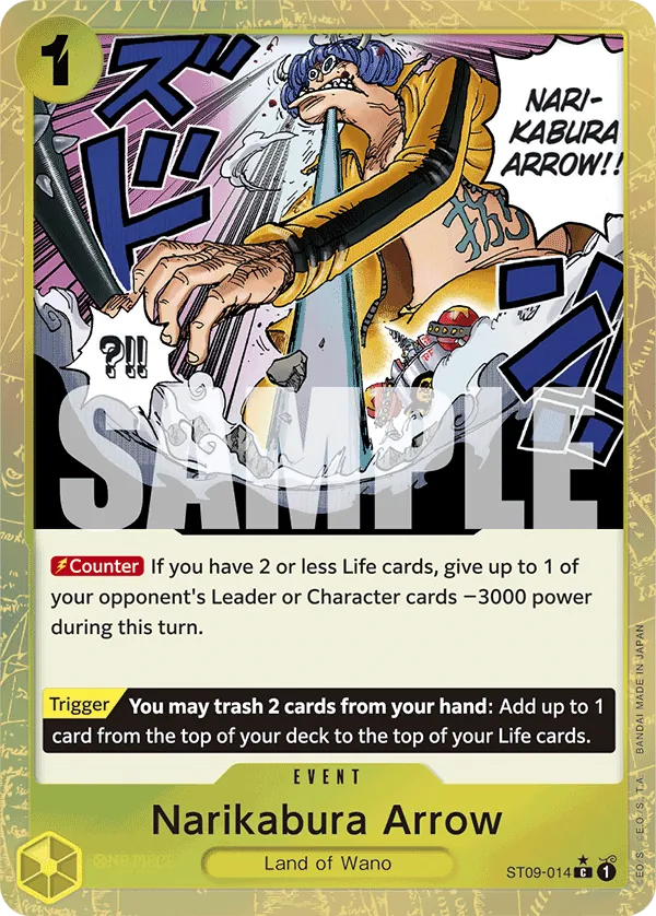 Narikabura Arrow ST09-014 Alternate Art