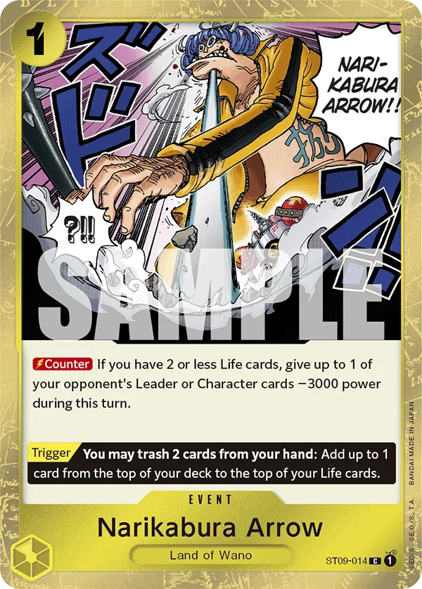 Narikabura Arrow ST09-014 Pirate Foil