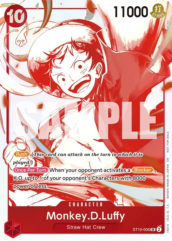 Monkey.D.Luffy ST10-006 Alternate Art
