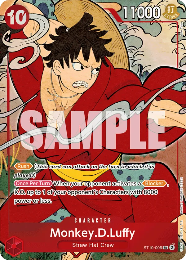 Monkey.D.Luffy ST10-006 Alternate Art