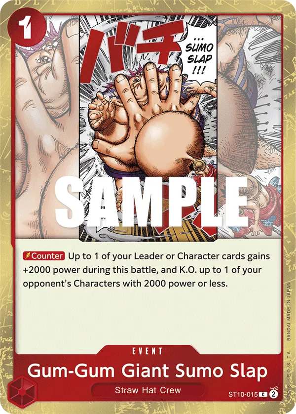 Gum-Gum Giant Sumo Slap ST10-015 Normal