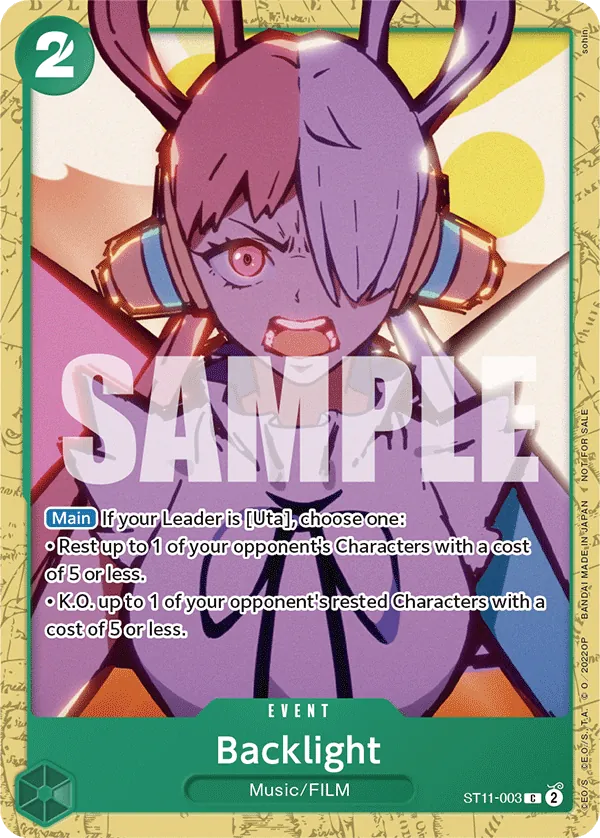 Backlight ST11-003 Alternate Art