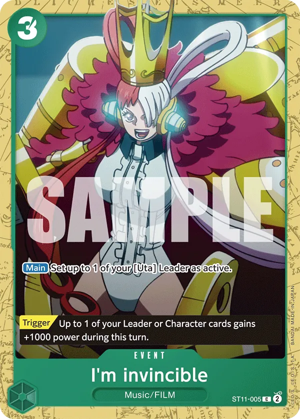 I'm invincible ST11-005 Alternate Art