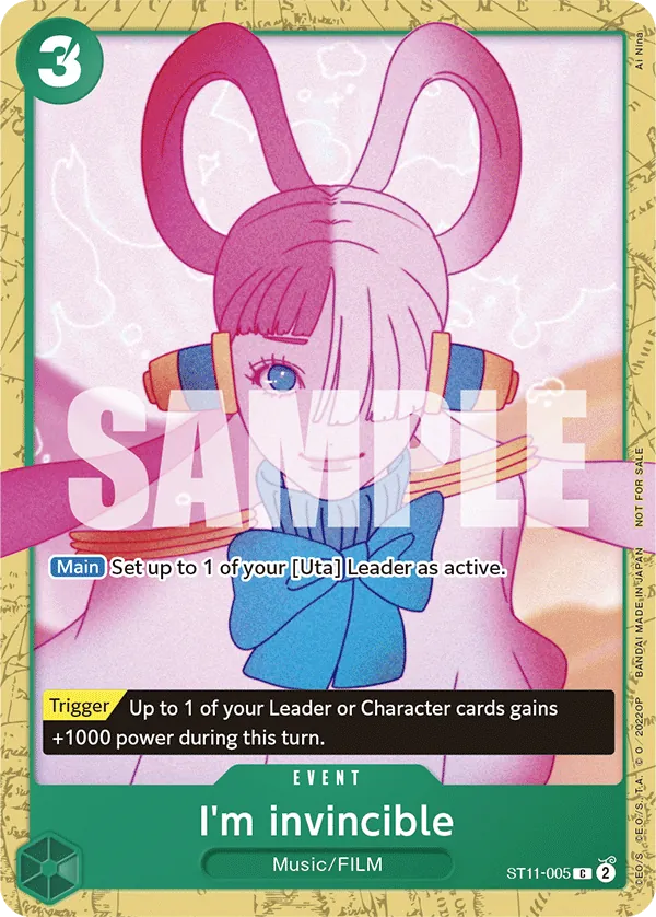 I'm invincible ST11-005 Alternate Art