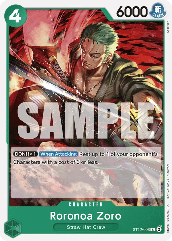 Roronoa Zoro ST12-008 Normal