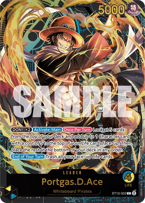 Portgas.D.Ace ST13-002 Alternate Art