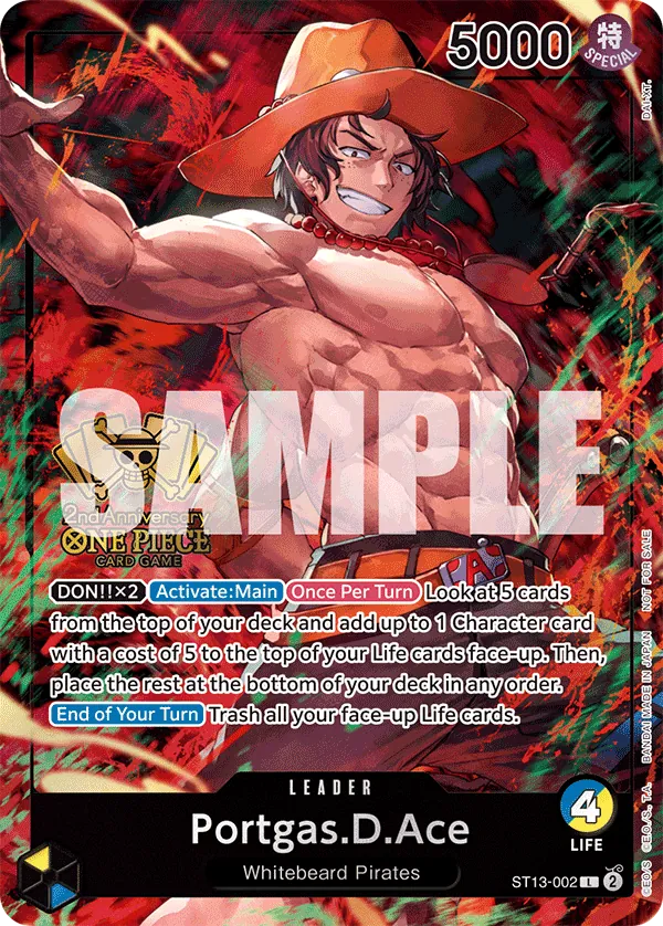 Portgas.D.Ace ST13-002 Alternate Art