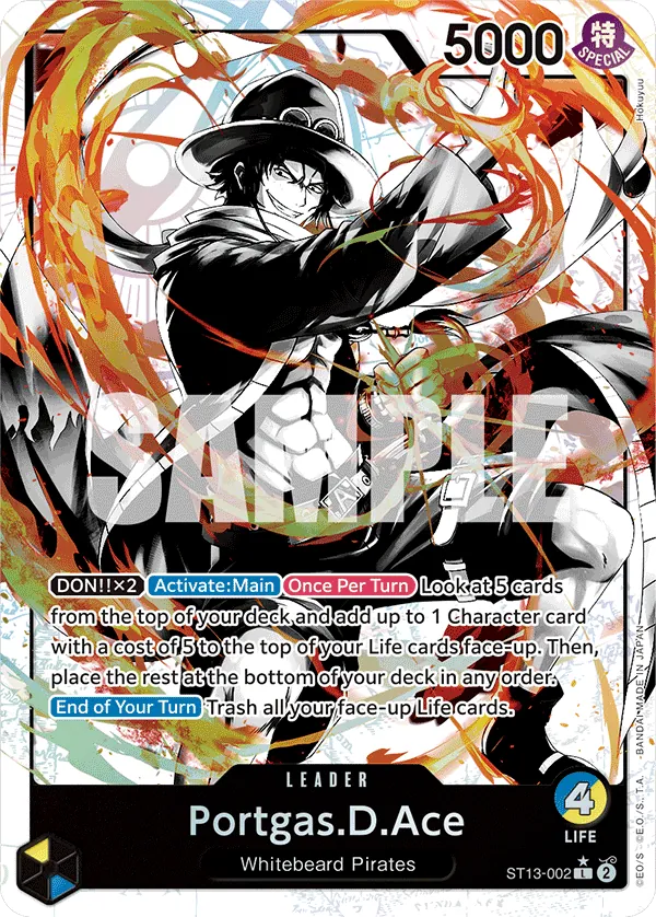 Portgas.D.Ace ST13-002 Parallel