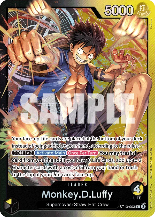Monkey.D.Luffy ST13-003 Normal