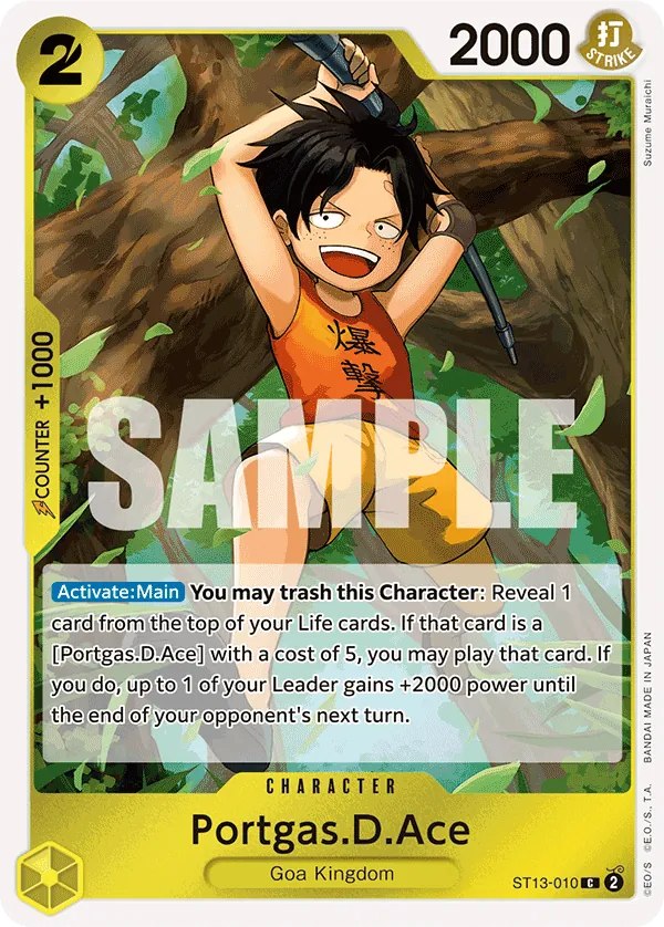 Portgas.D.Ace ST13-010 Normal