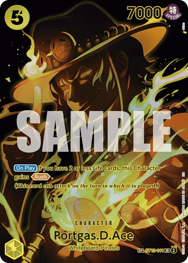 Portgas.D.Ace ST13-011 Alternate Art
