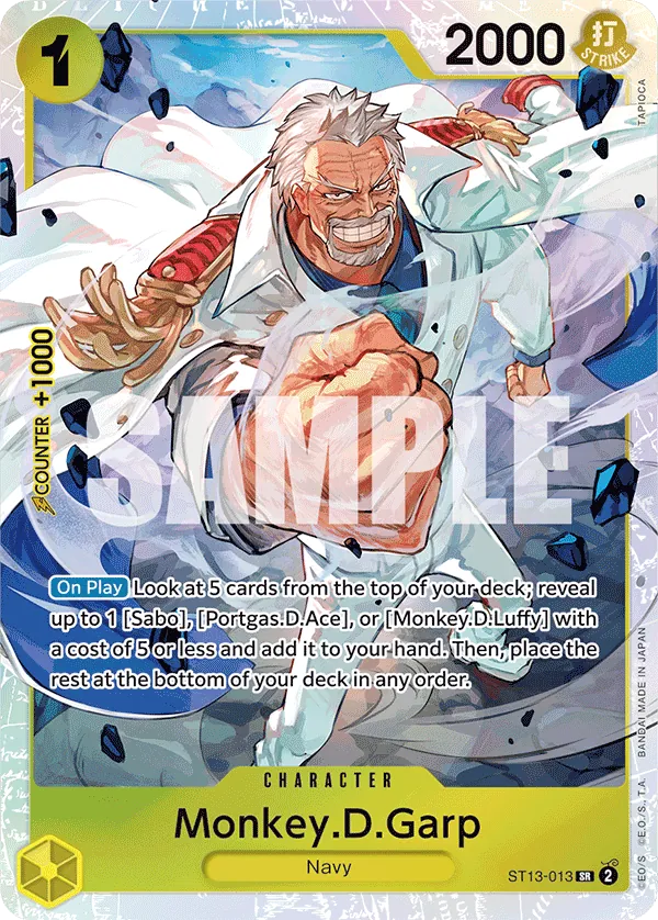 Monkey.D.Garp ST13-013 Normal