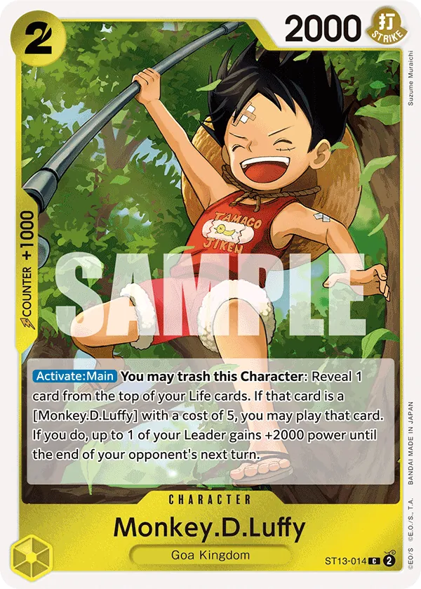 Monkey.D.Luffy ST13-014 Normal