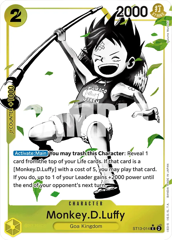 Monkey.D.Luffy ST13-014 Parallel