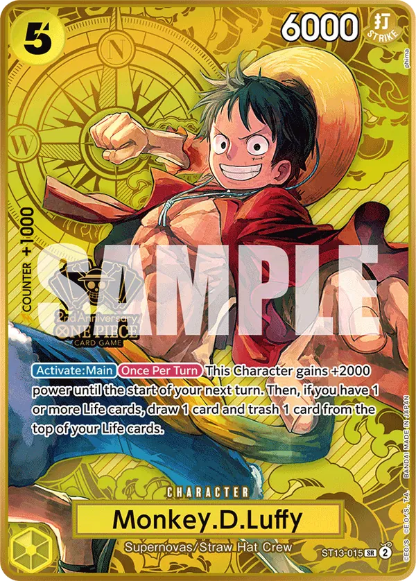 Monkey.D.Luffy ST13-015 Alternate Art