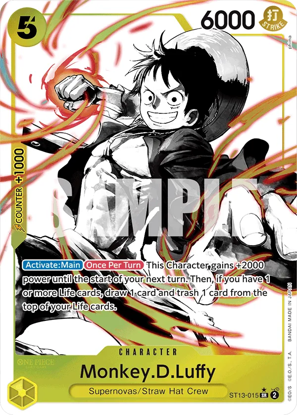 Monkey.D.Luffy ST13-015 Parallel