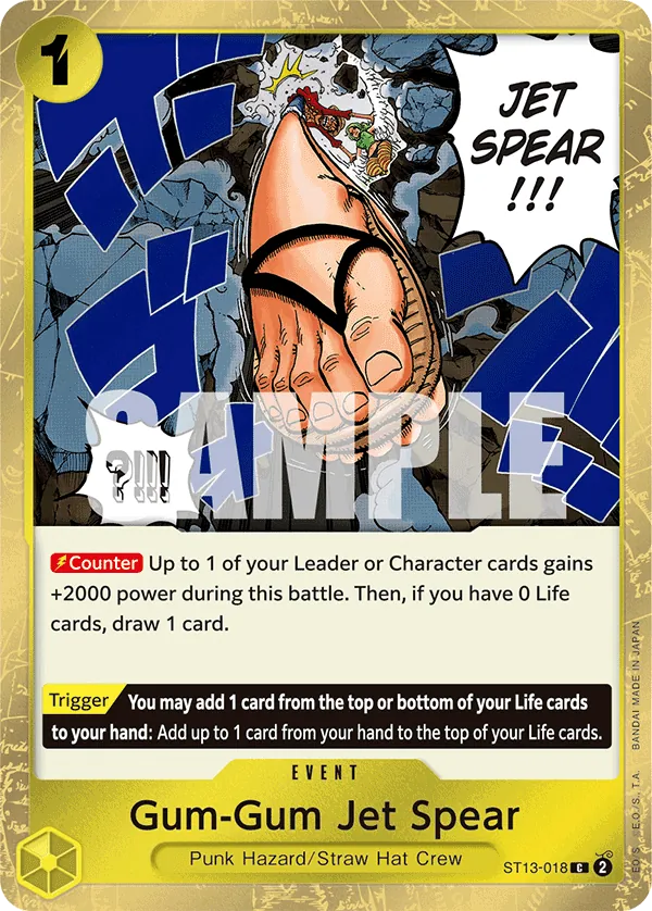Gum-Gum Jet Spear ST13-018 Normal
