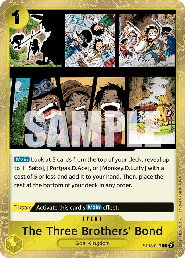 The Three Brothers' Bond ST13-019 Normal