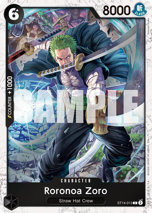 Roronoa Zoro ST14-013 Pirate Foil