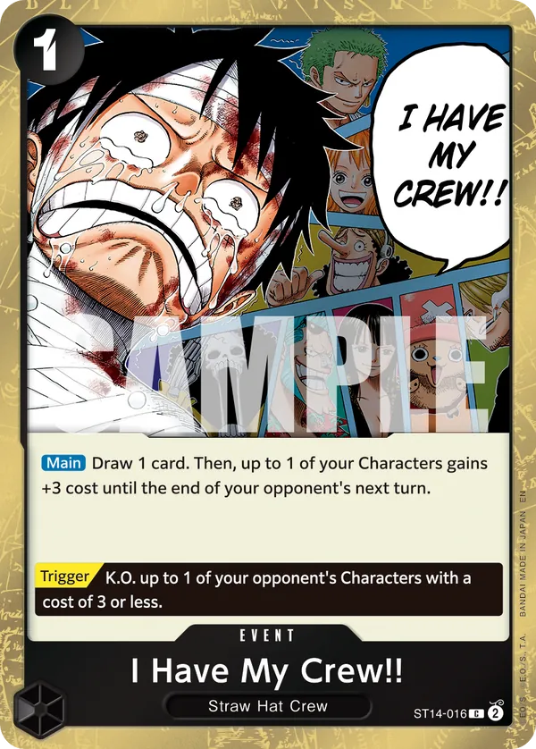 I Have My Crew!! ST14-016 Pirate Foil