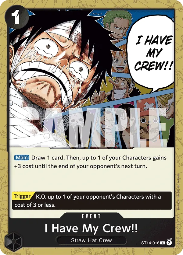 I Have My Crew!! ST14-016 Reprint