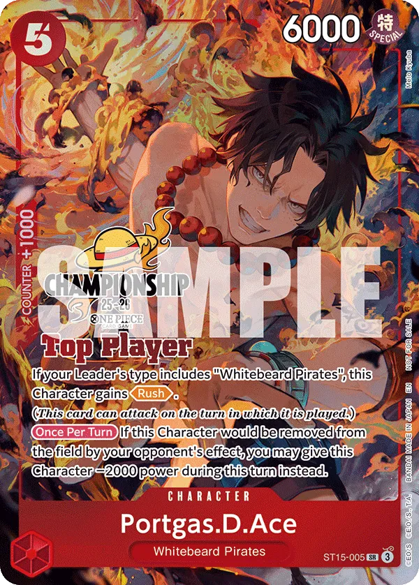 Portgas.D.Ace ST15-005 Alternate Art