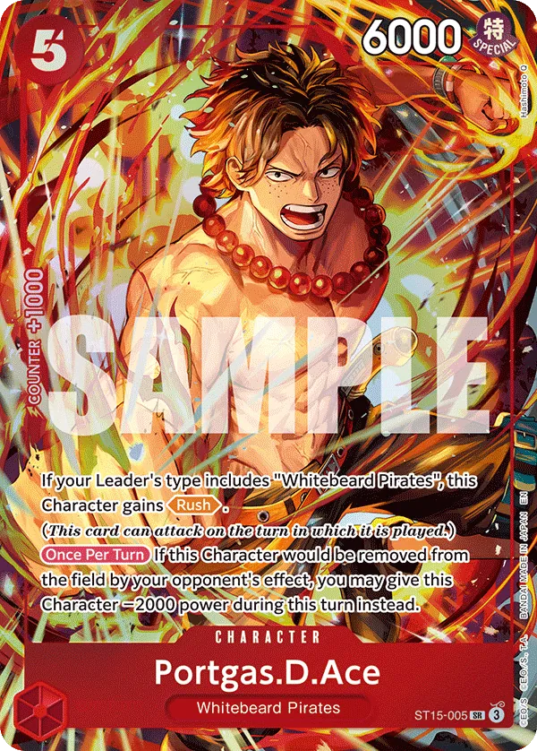 Portgas.D.Ace ST15-005 Alternate Art